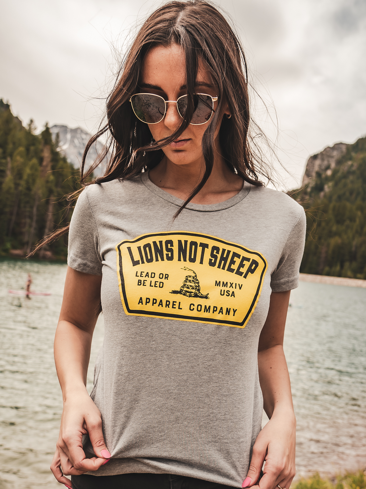 LEAD FROM THE FRONT Womens Tee - Lions Not Sheep ®
