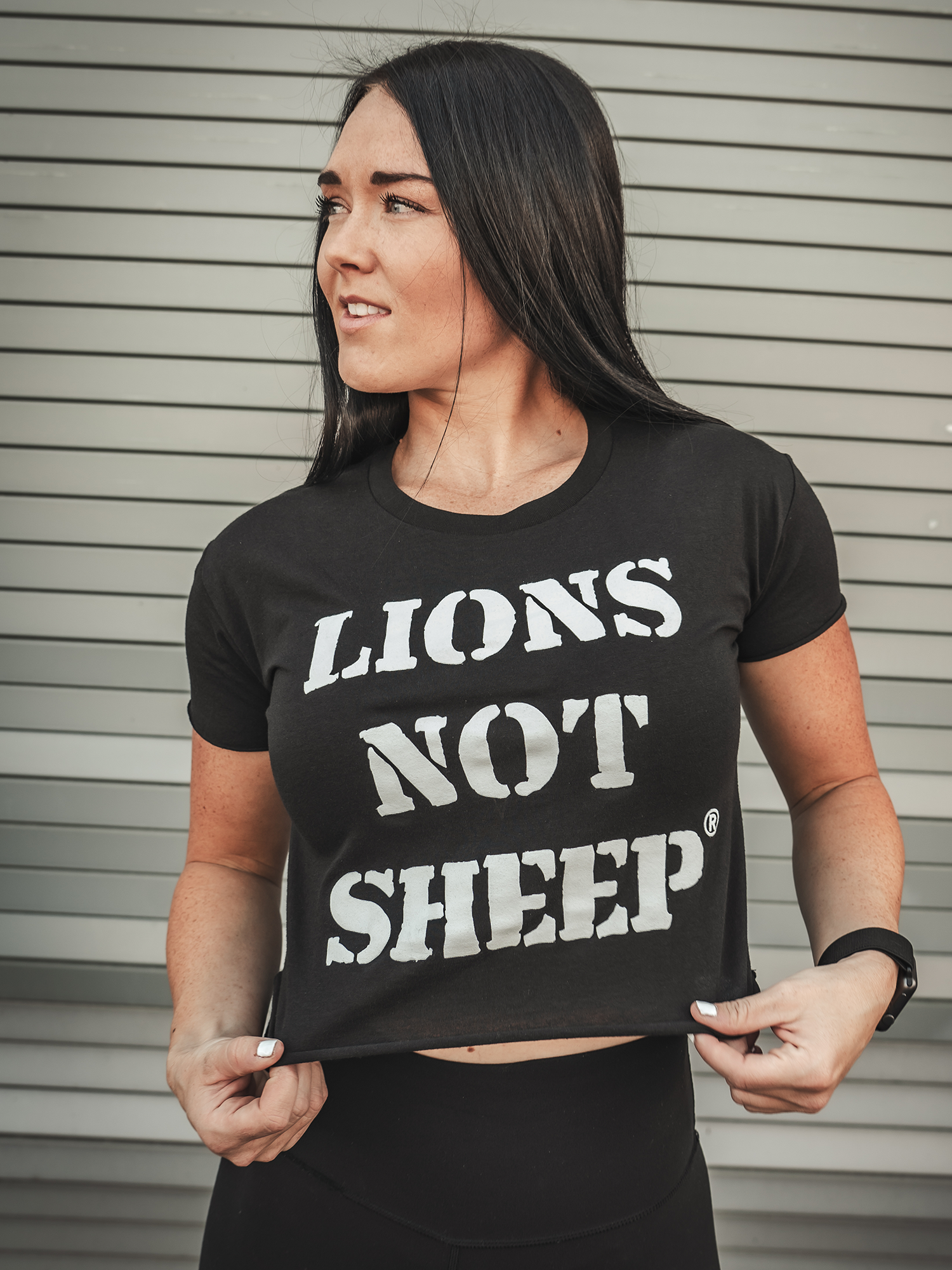 LIONS NOT SHEEP OG Womens Crop Top - Lions Not Sheep ®