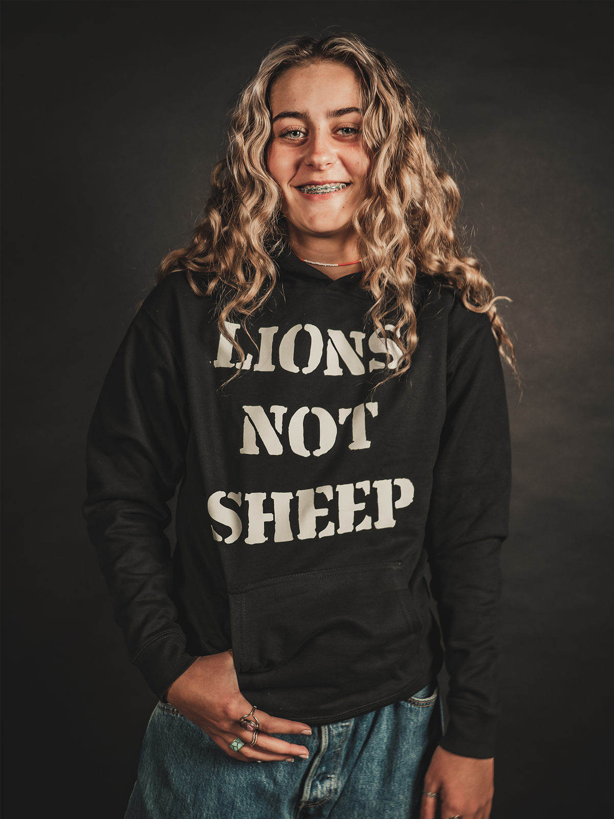 LIONS NOT SHEEP OG Youth Hoodie - Lions Not Sheep ®