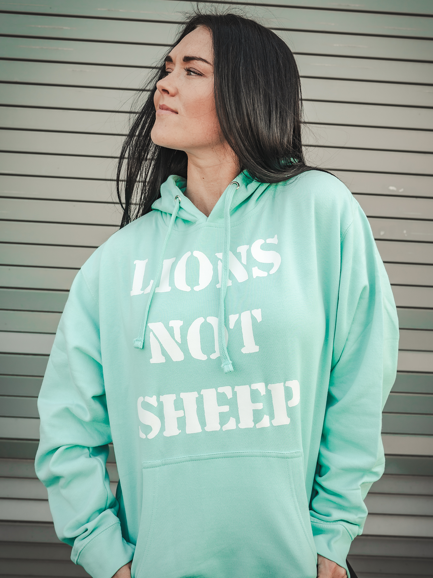 LIONS NOT SHEEP OG Unisex Pullover Hoodie (MINT) - Lions Not Sheep ®