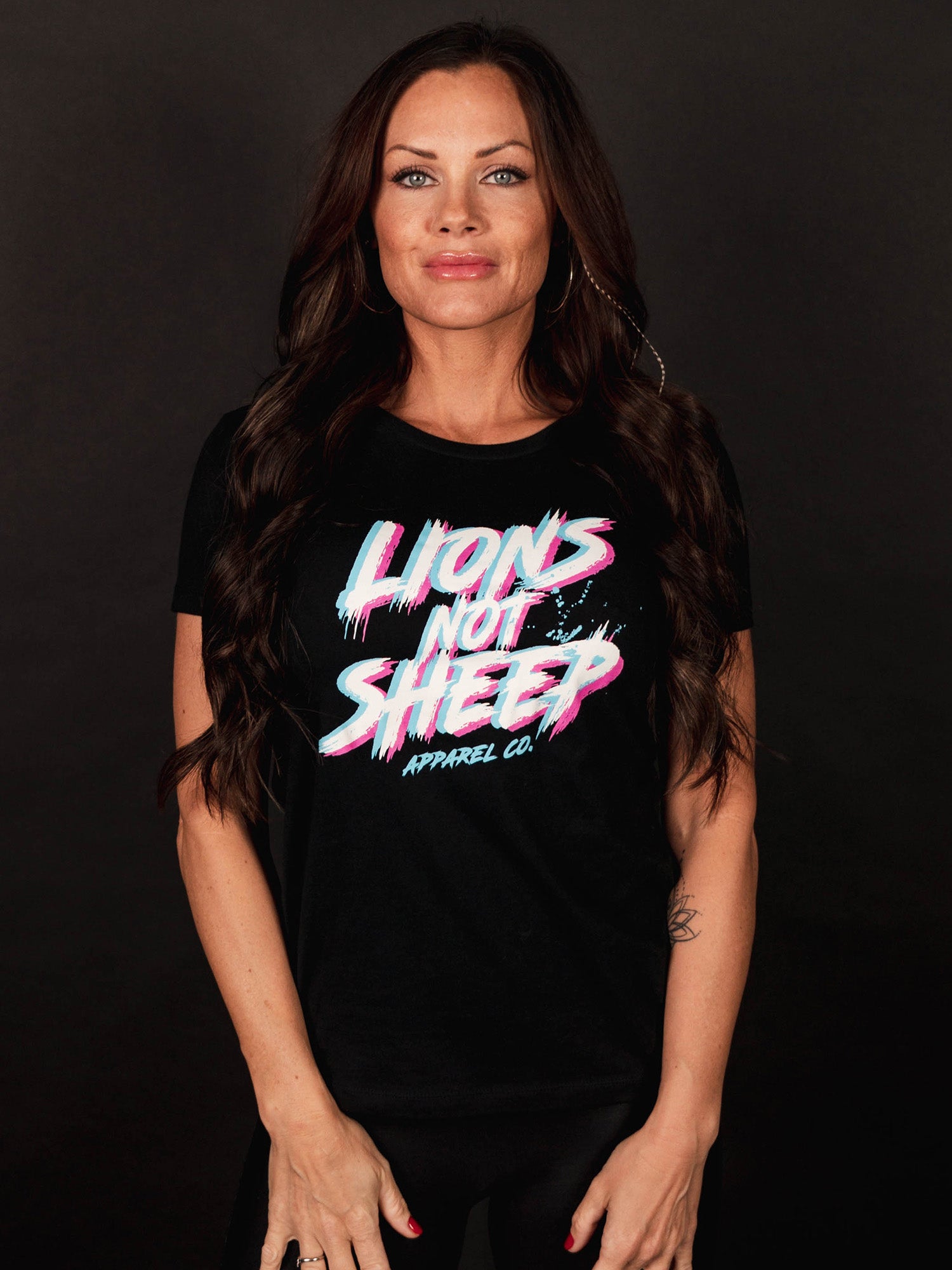 Lions Not Sheep OG Race Womens Tee - Lions Not Sheep ®