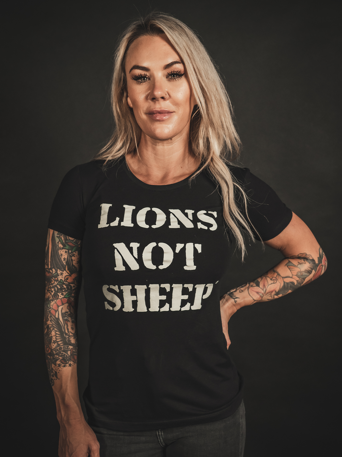 LIONS NOT SHEEP OG Womens Tee - Lions Not Sheep ®