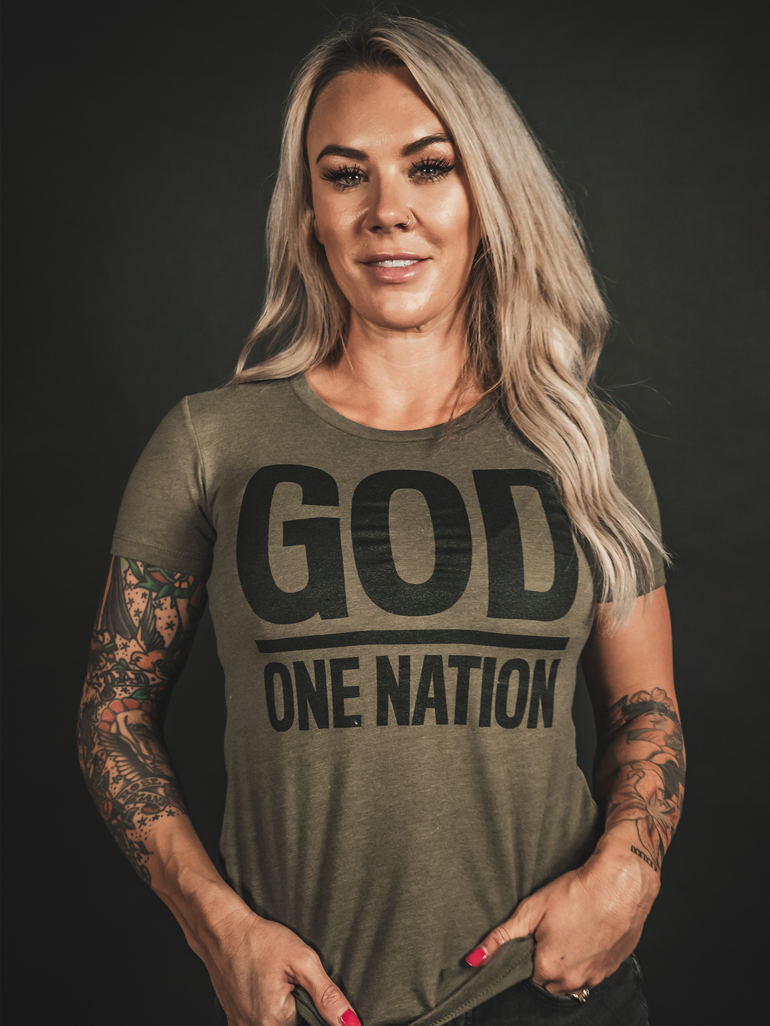GOD'S NATION Womens Tee - Lions Not Sheep ®