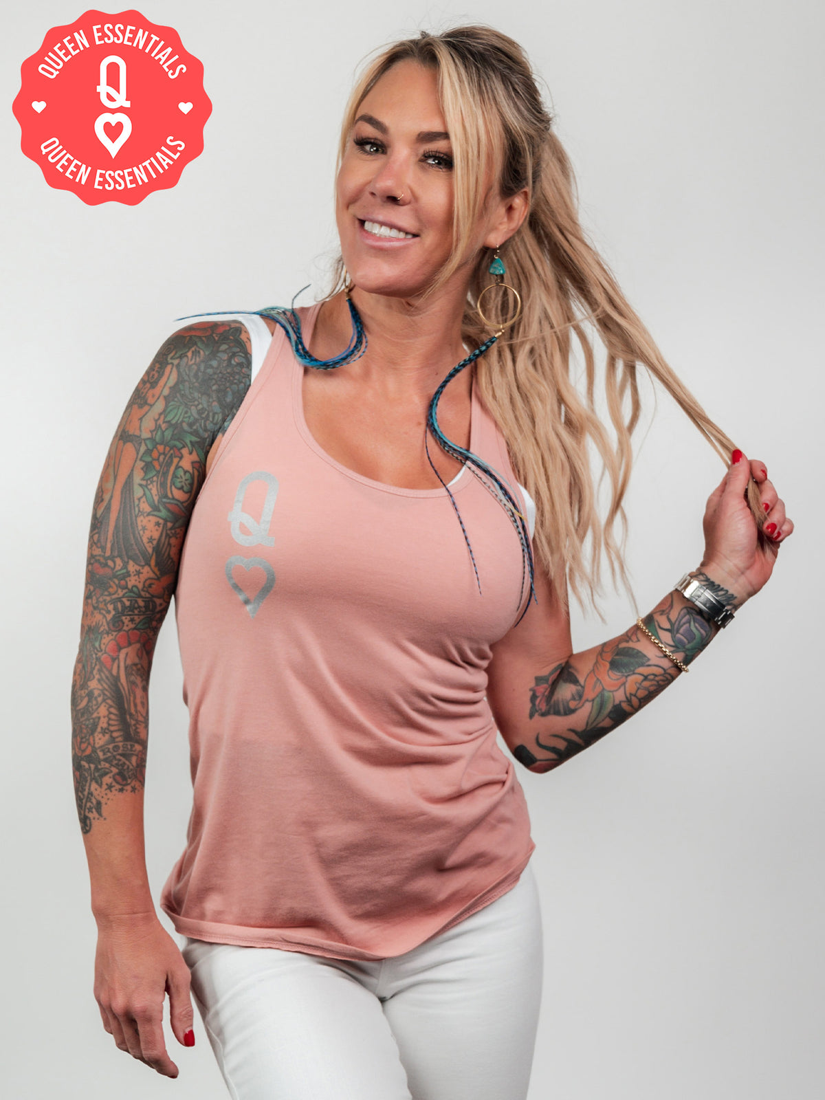 QUEEN Slim Fit Racerback Tank - Lions Not Sheep ®