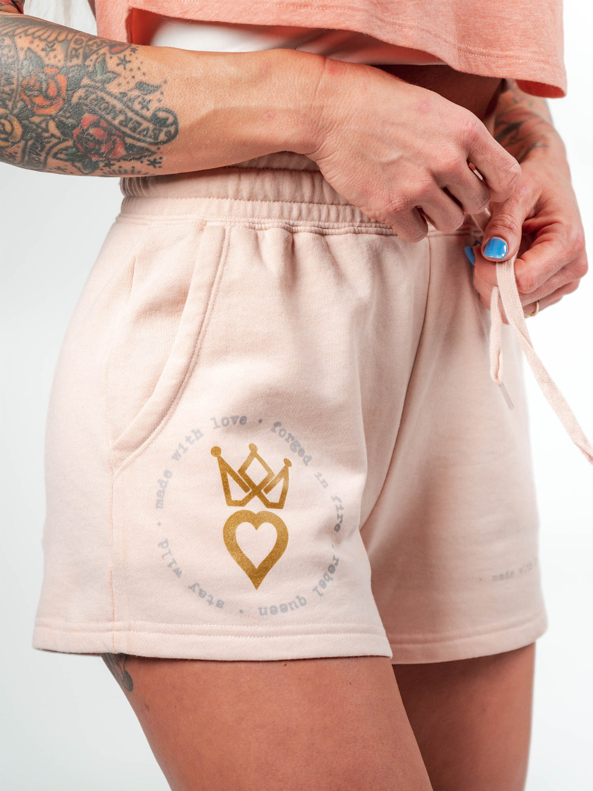 FREYJA Blush Sweatshorts - Lions Not Sheep ®