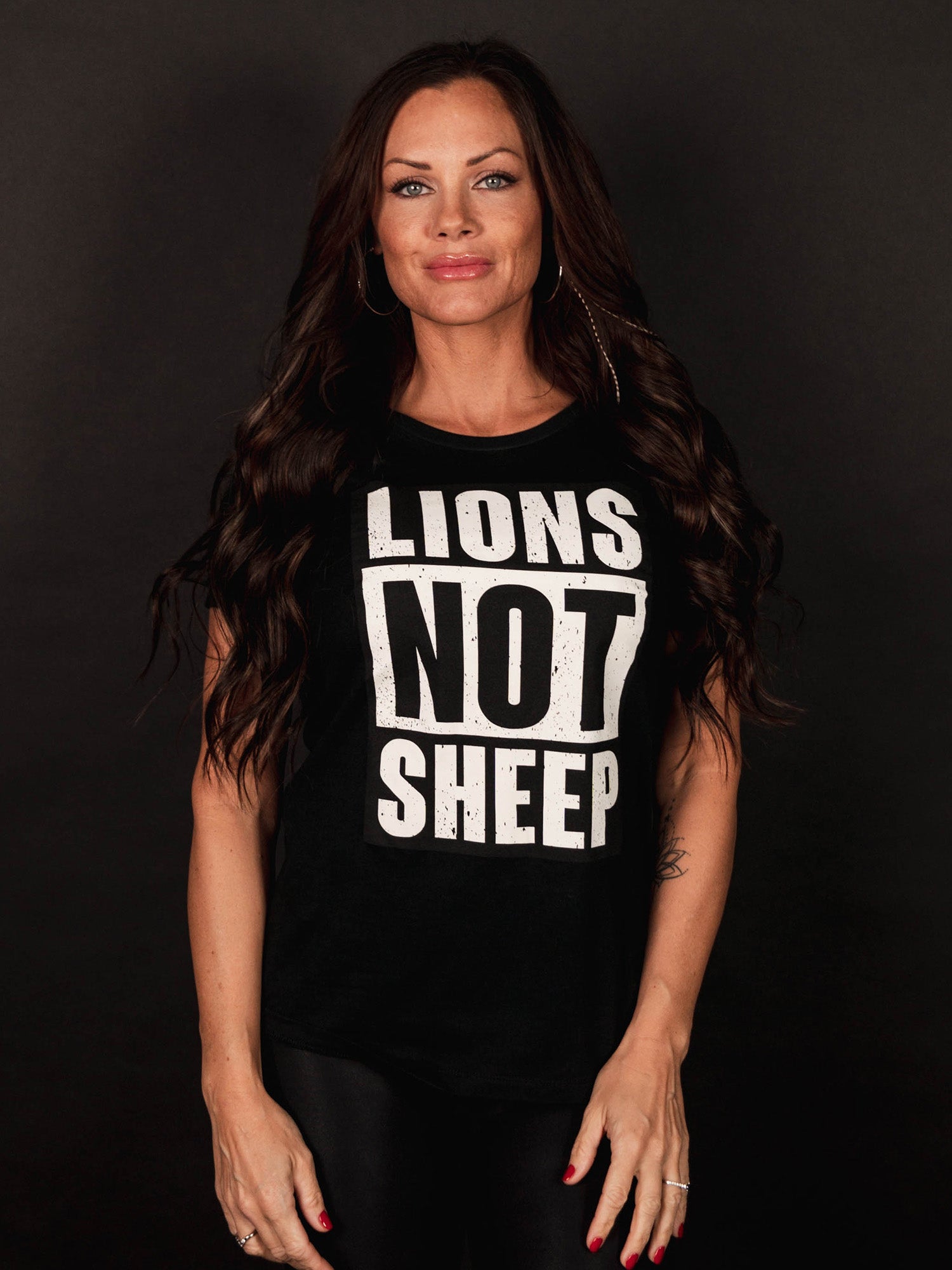 "STRAIGHT OUTTA" LIONS NOT SHEEP Womens Tee - Lions Not Sheep ®
