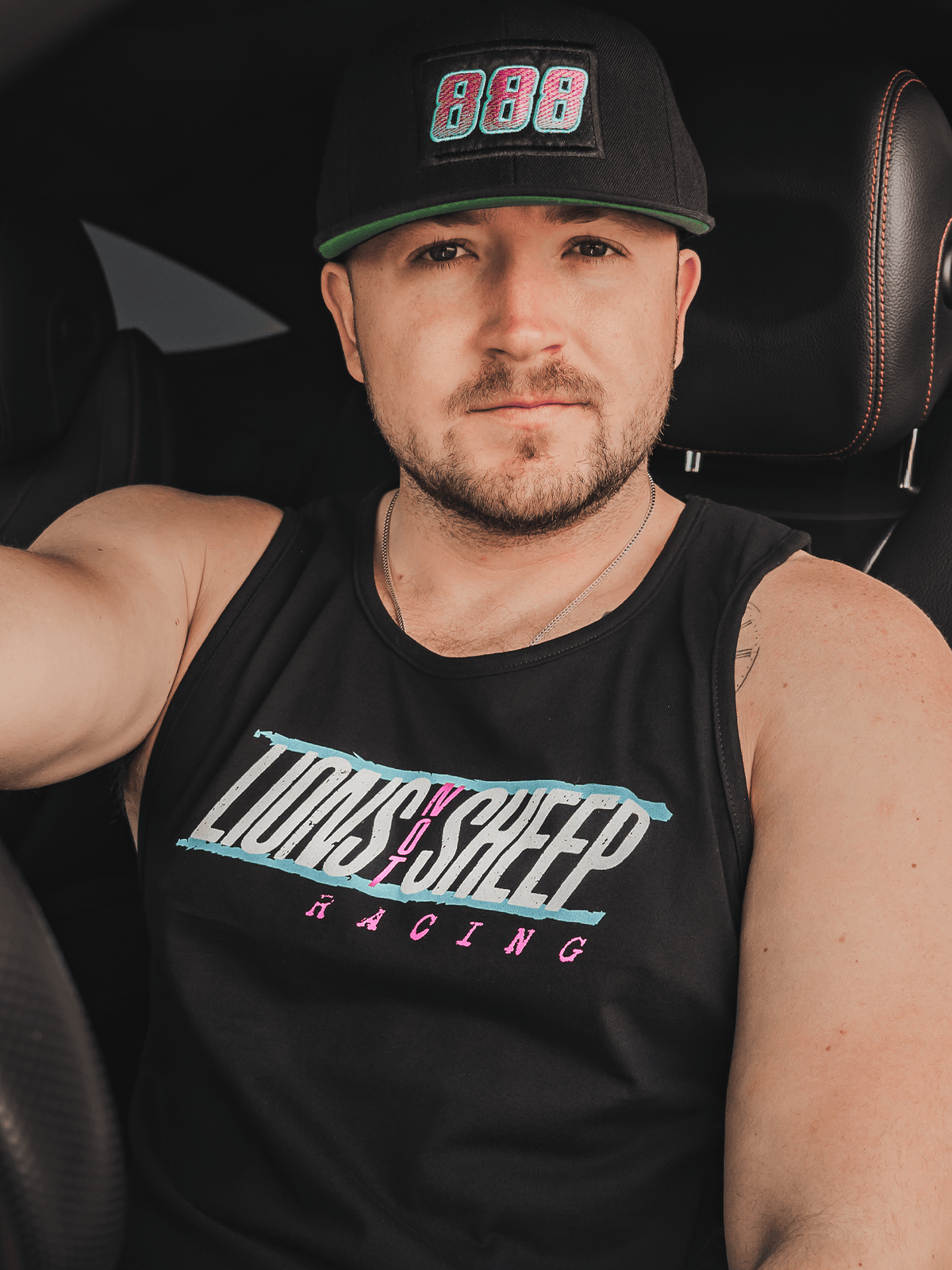 Lions Not Sheep &quot;Shake &amp; Bake&quot; Race Mens Tank - Lions Not Sheep ®