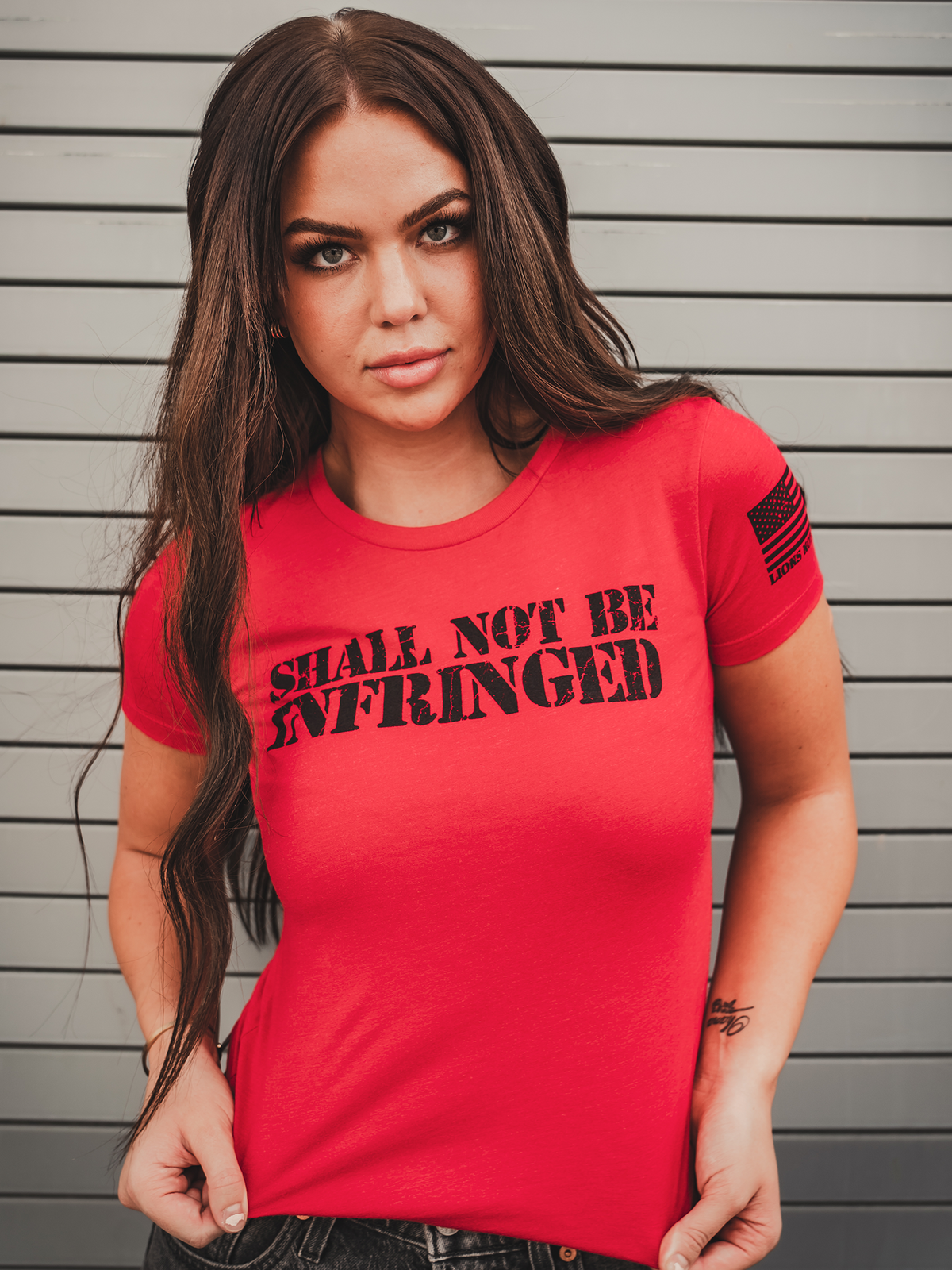SHALL NOT BE INFRINGED Womens Tee - Lions Not Sheep ®