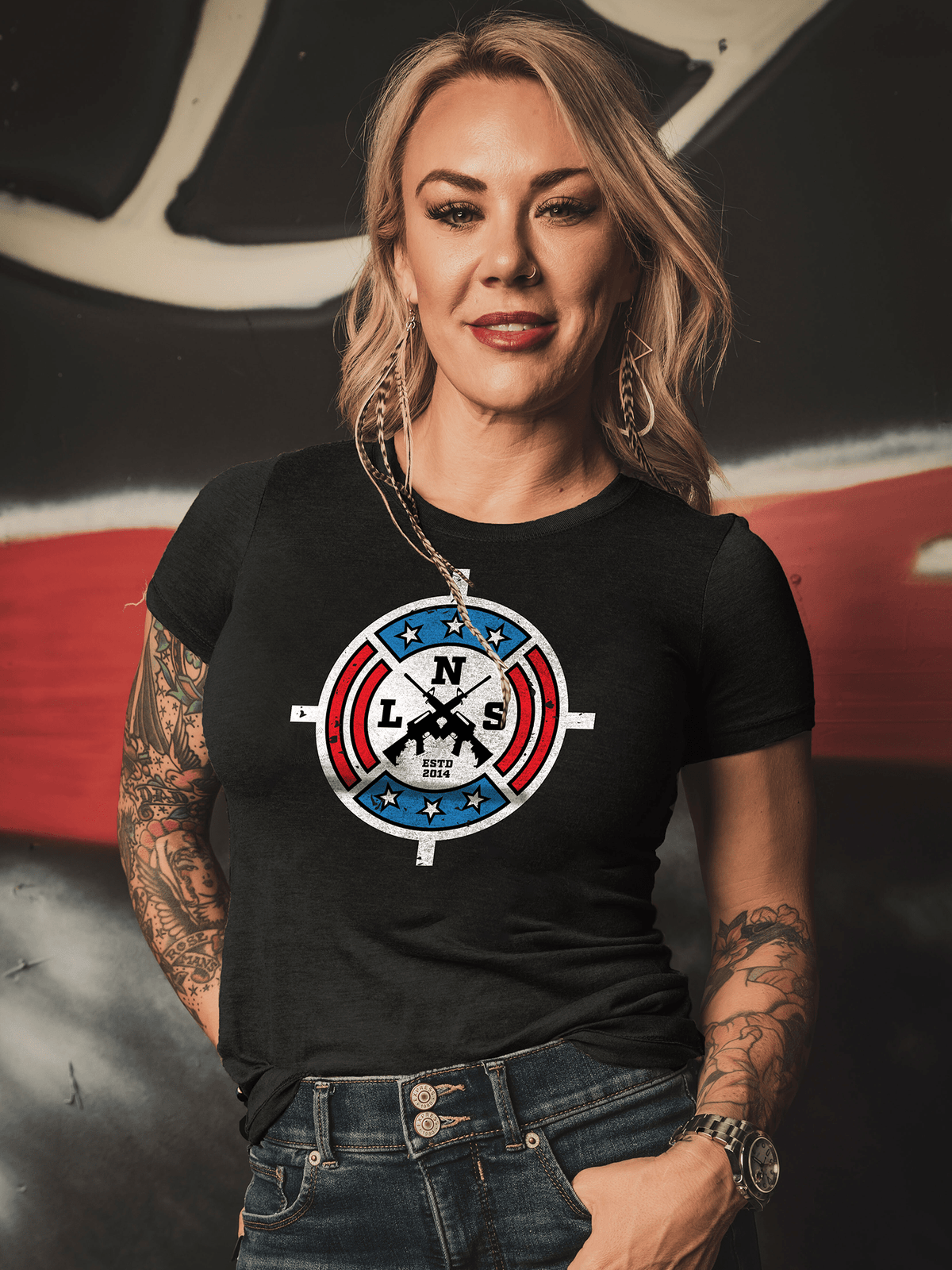 LNS TARGET Womens Tee - Lions Not Sheep ®