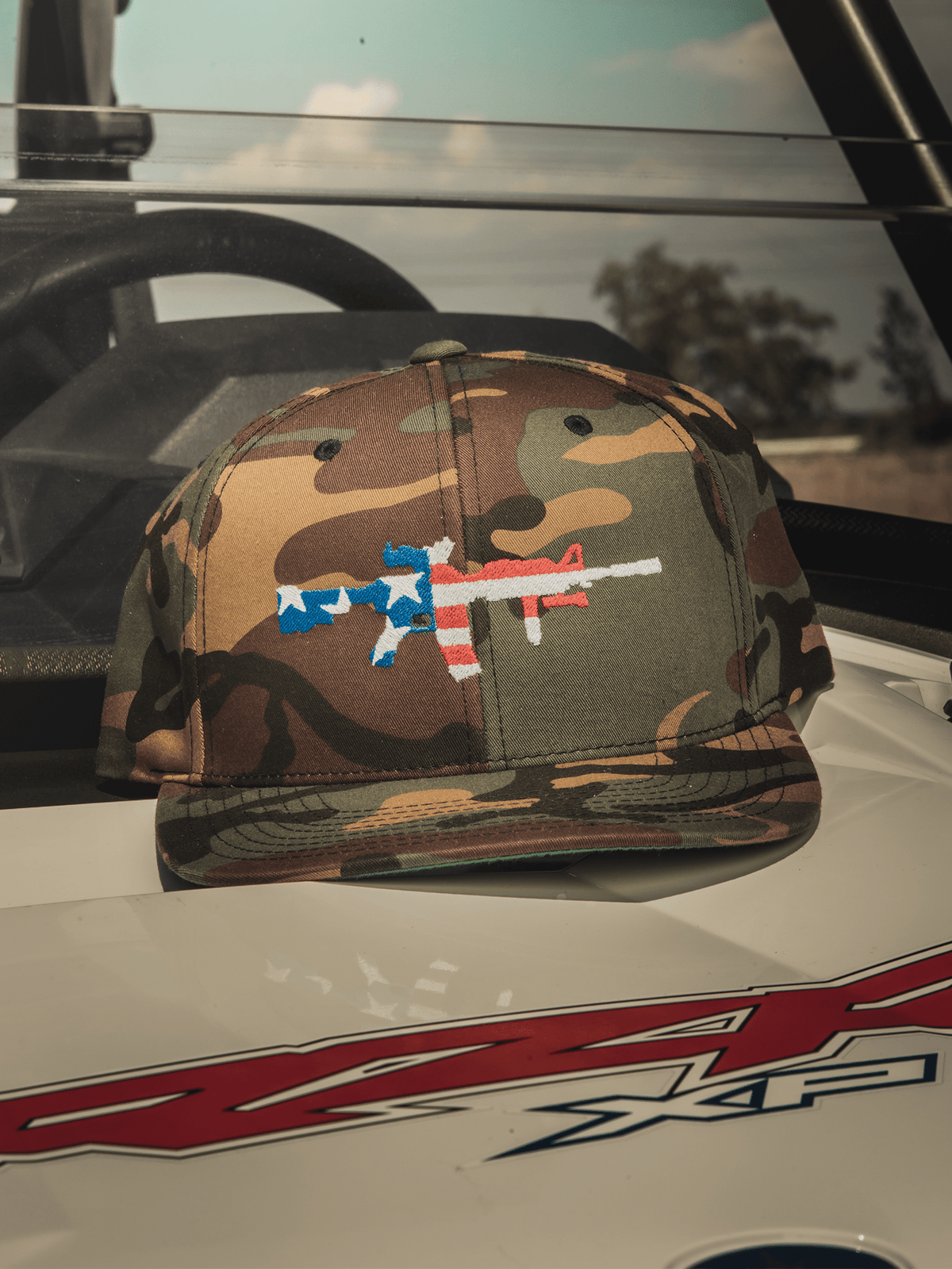 AR-15 CAMO Hat - Lions Not Sheep