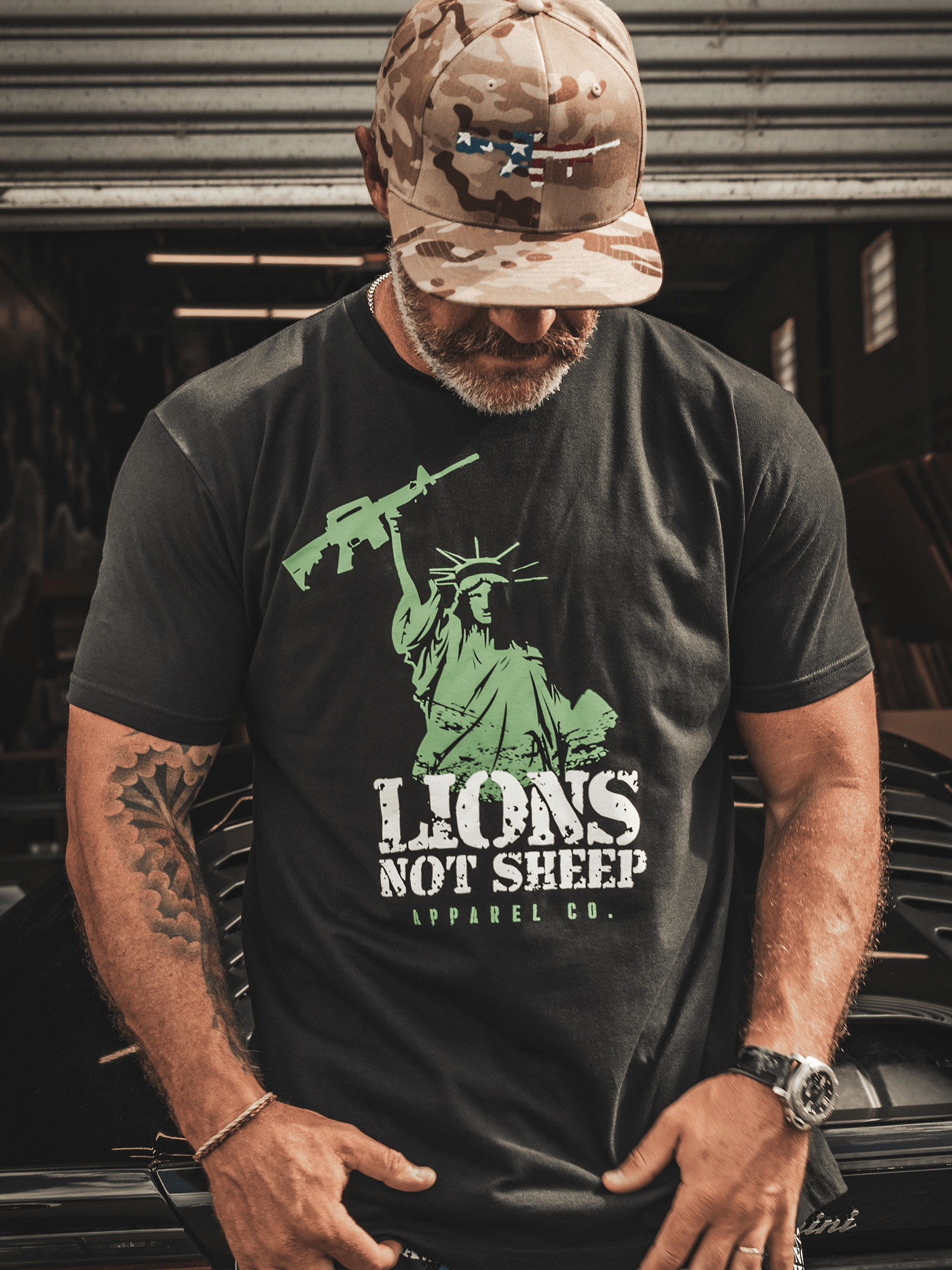Lions Not Sheep ® LADY LIBERTY Tee