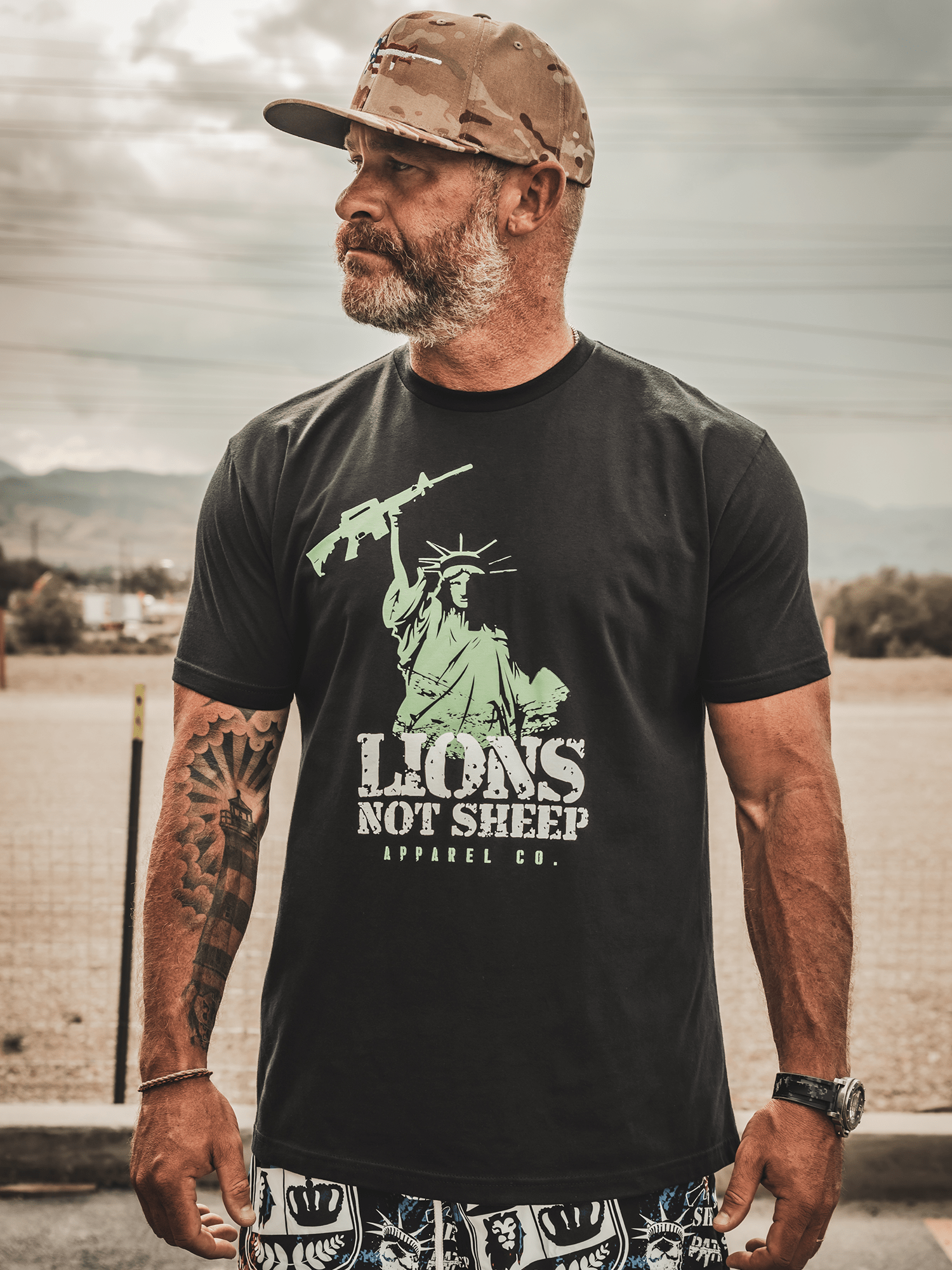 Lions Not Sheep ® LADY LIBERTY Tee
