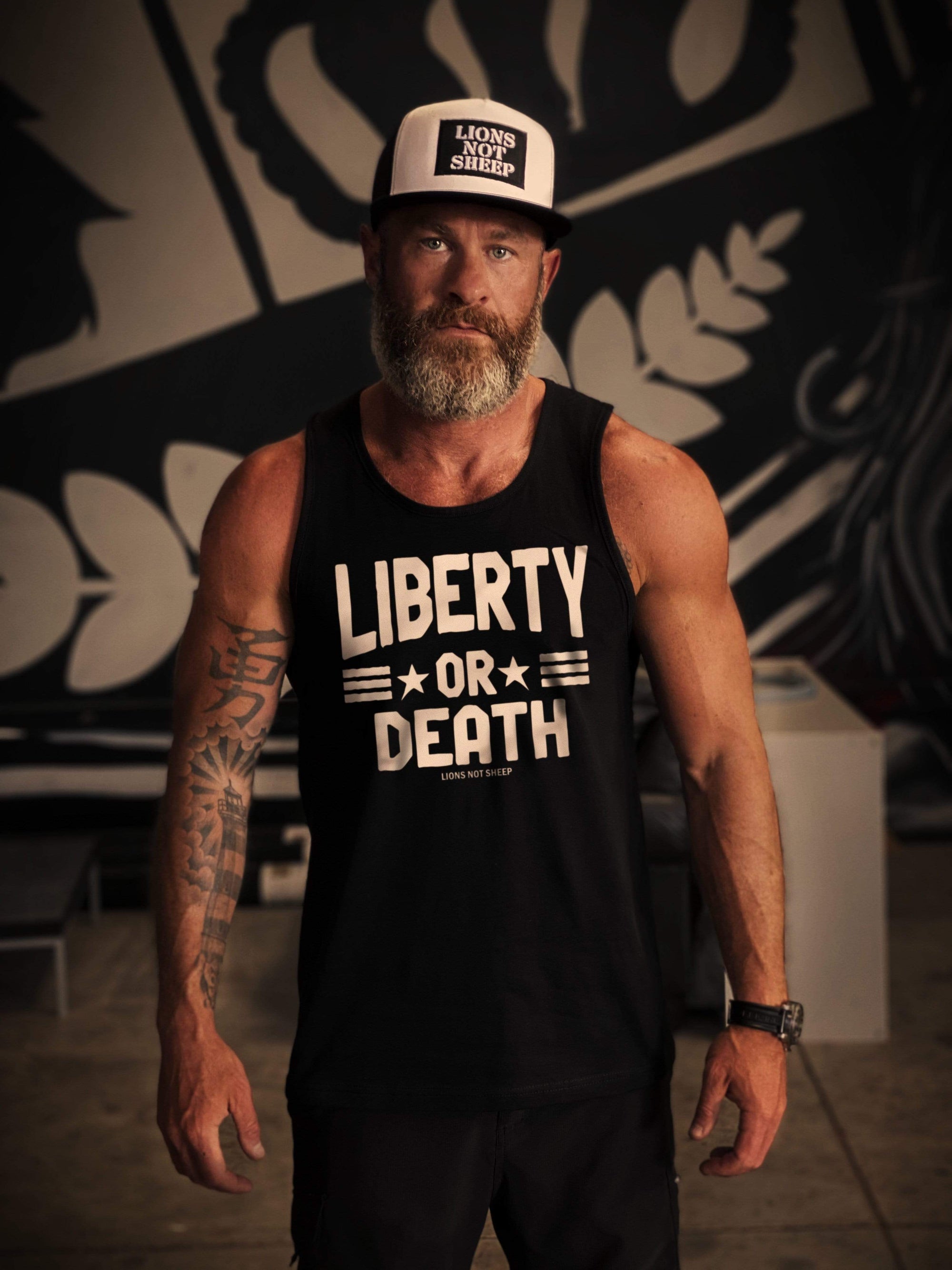 LIBERTY OR DEATH Mens Tank - Lions Not Sheep ®