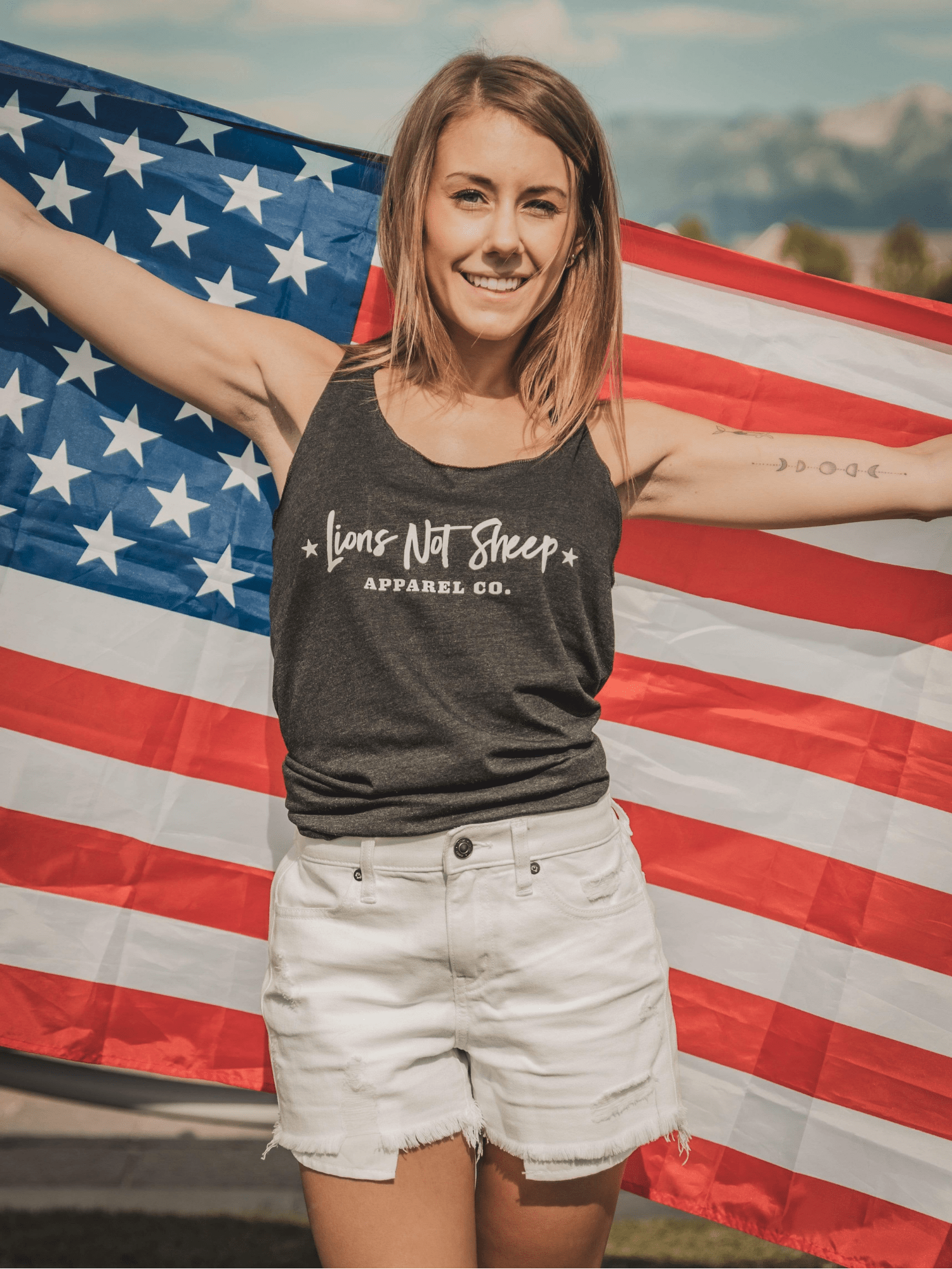 LIONS NOT SHEEP APPAREL CO. Womens Tank - Lions Not Sheep ®