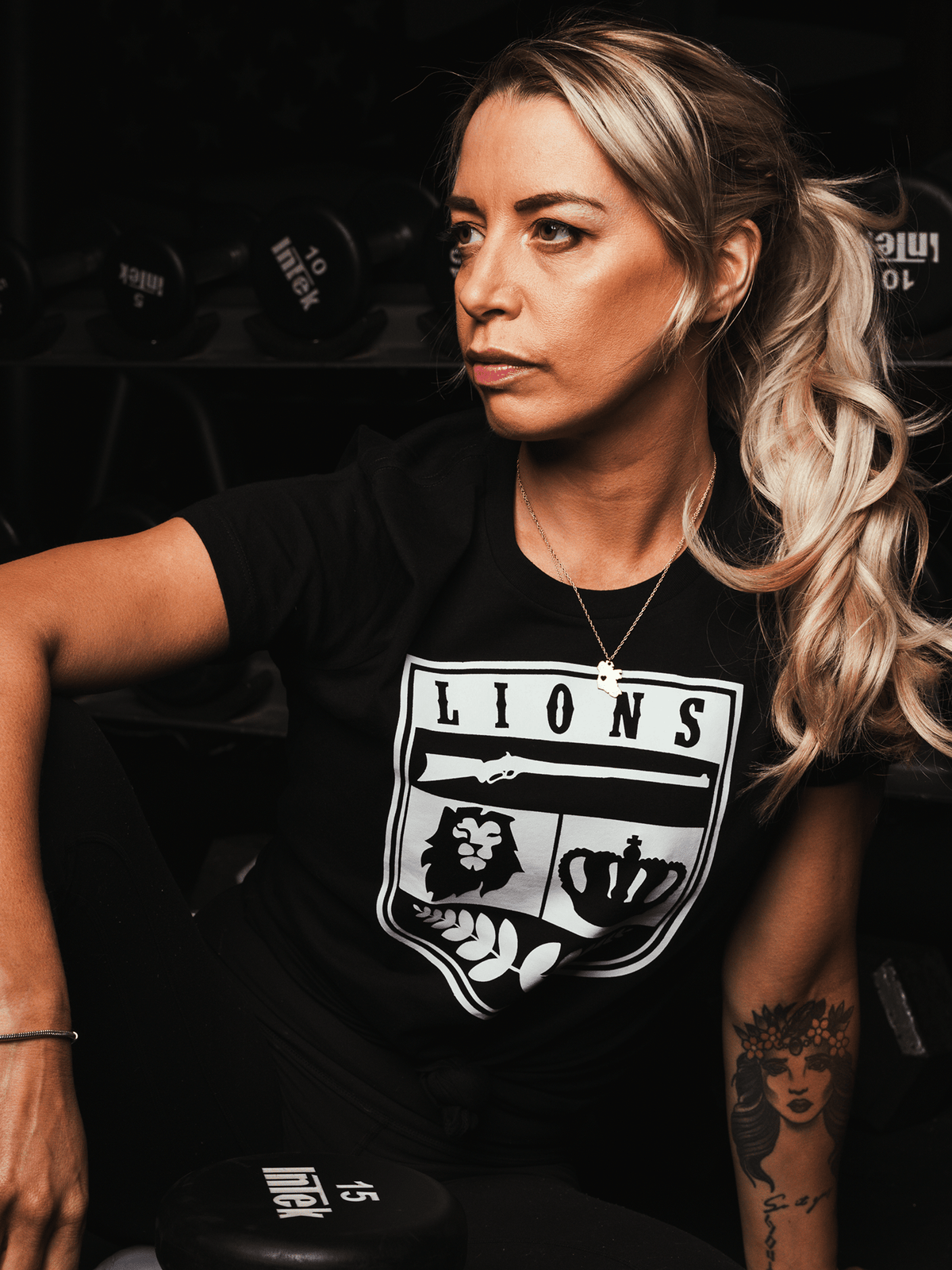 YBA Shirts T-Shirts LIONS NOT SHEEP CREST Womens Tee