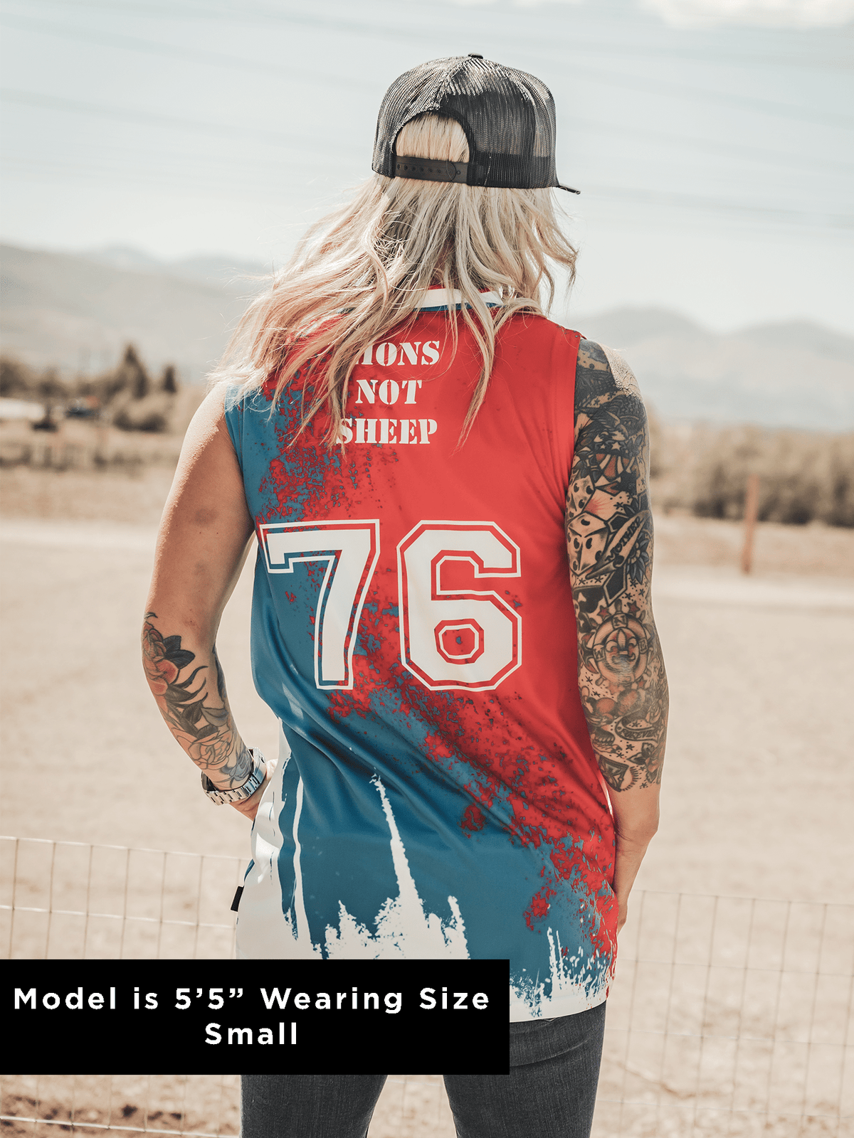 Lions Not Sheep LIONS NOT SHEEP LIBERTY MASK Basketball Jersey