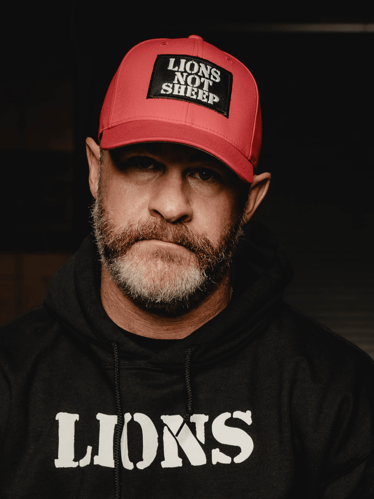 Lions Not Sheep Lions Not Sheep OG Dad Hat (Red)