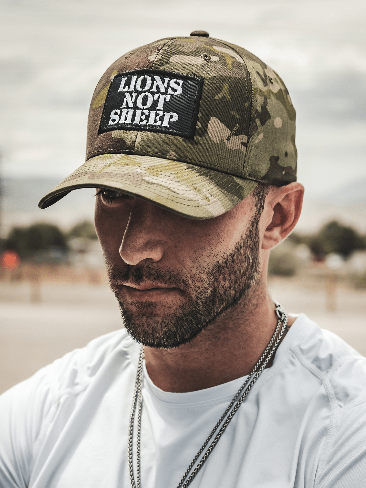 Lions Not Sheep OG Flexfit Hat (Tropical Camo) - Lions Not Sheep ®
