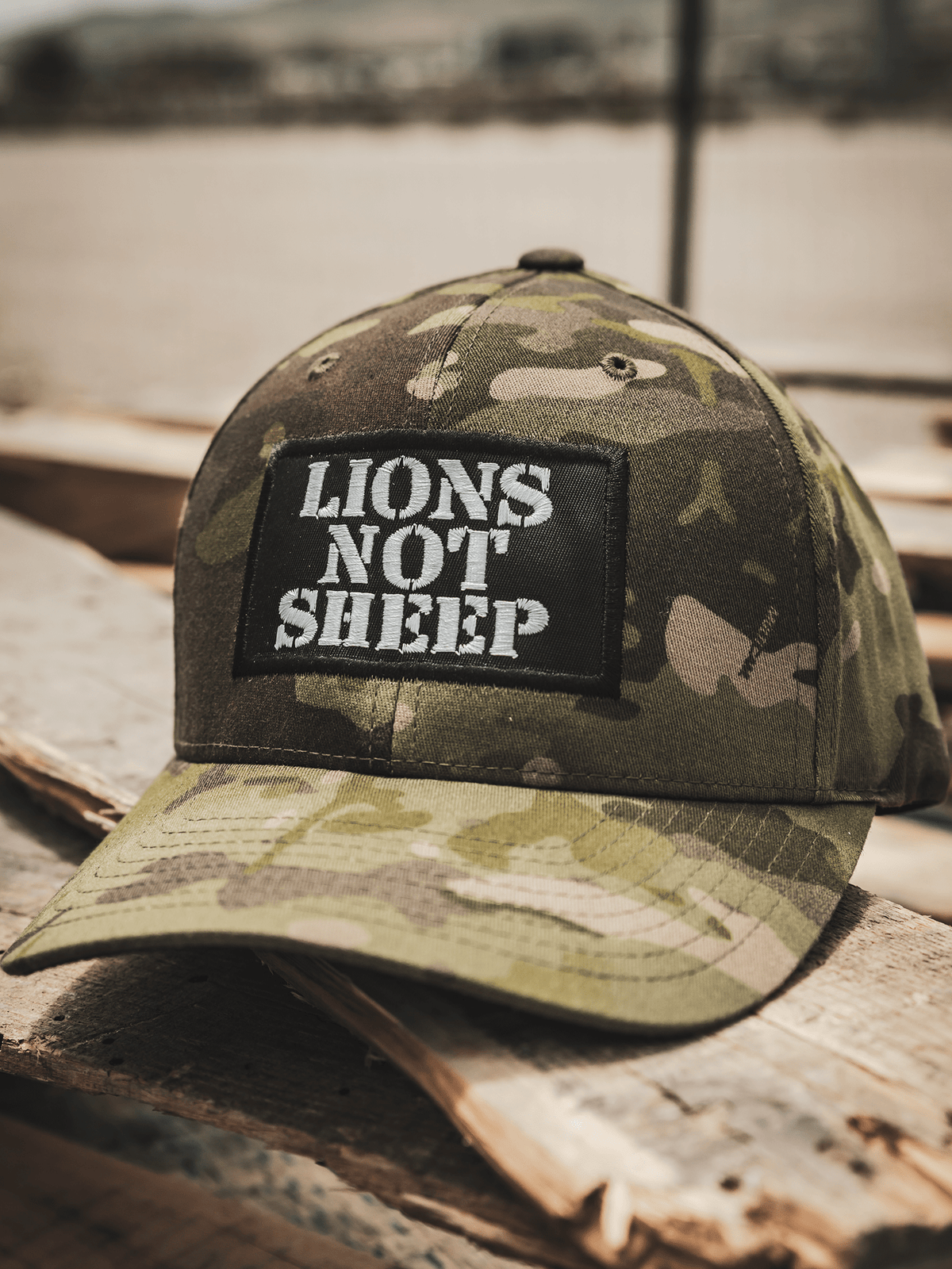 Lions Not Sheep ® Lions Not Sheep OG Dad Hat (Tropical Camo)