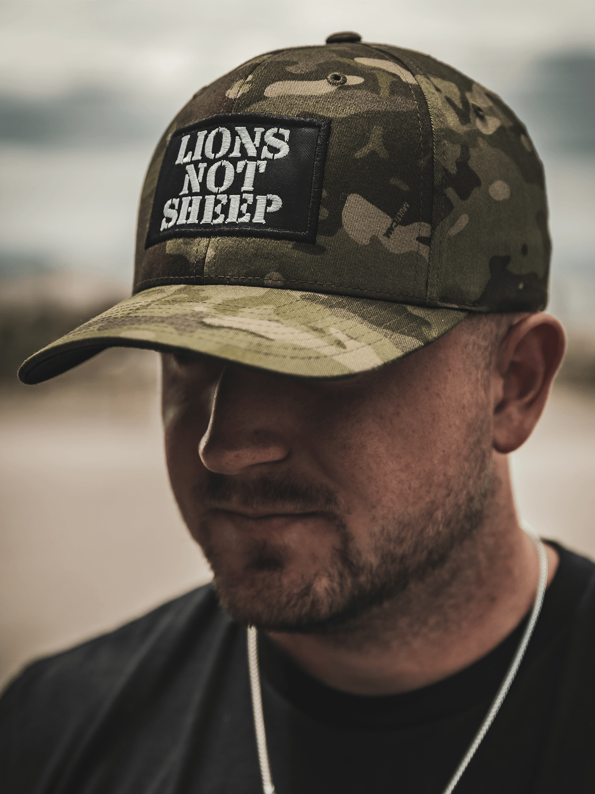 Lions Not Sheep ® Lions Not Sheep OG Dad Hat (Tropical Camo)