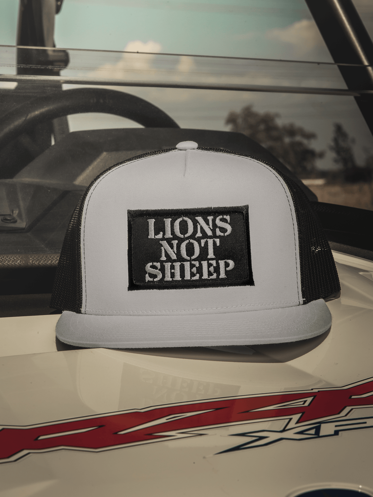 Lions Not Sheep OG Hat (Black / Grey) - Lions Not Sheep