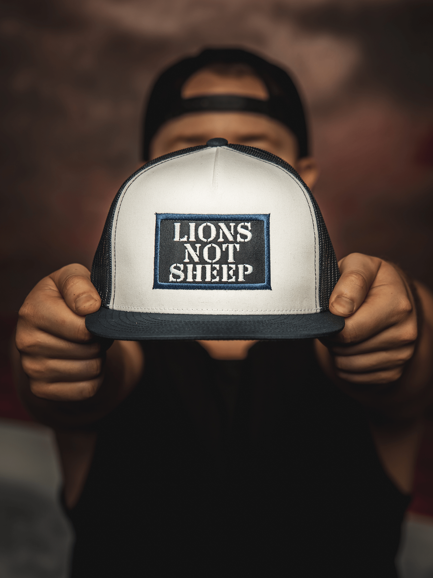 Killin It Klothing Hats Lions Not Sheep OG Hat (White / Blue)